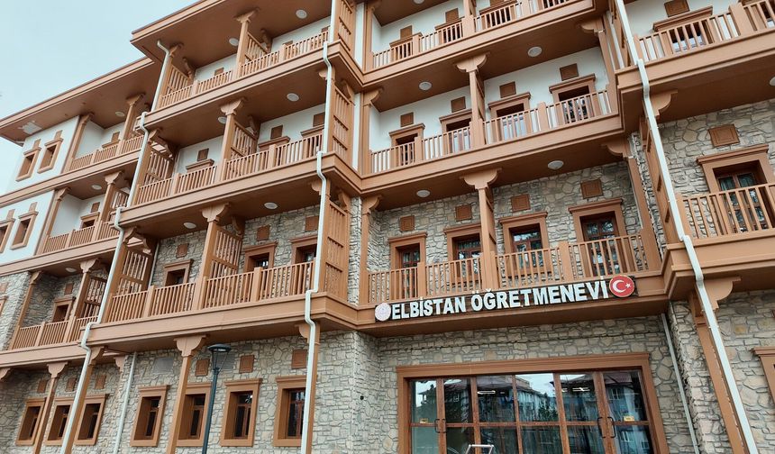 Elbistan Öğretmenevi misafirlerini ağırlamaya başladı