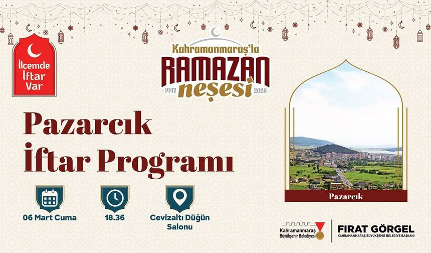 Kahramanmaraş’ta Ramazan sofraları kurulmaya devam ediyor