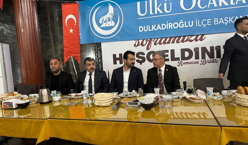 Dulkadiroğlu Ülkü Ocakları şehit ailelerini iftarda ağırladı