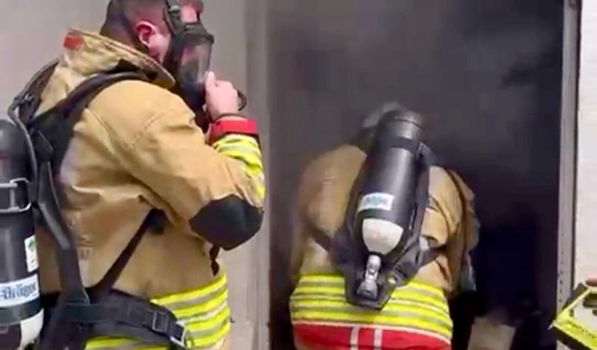 Kahramanmaraş Onikişubat’ta depo yangını korkuttu! Panik yaşandı