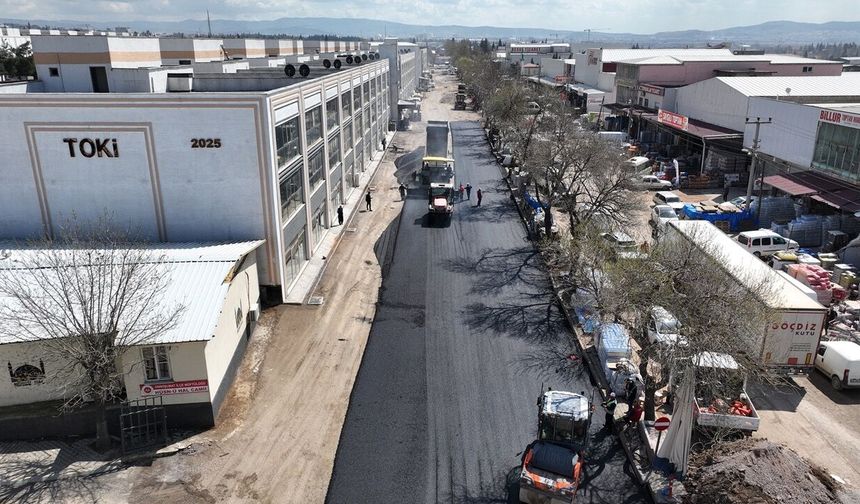 Kahramanmaraş’ta ulaşım atağı! Toptancılar Sitesi yolları yenileniyor