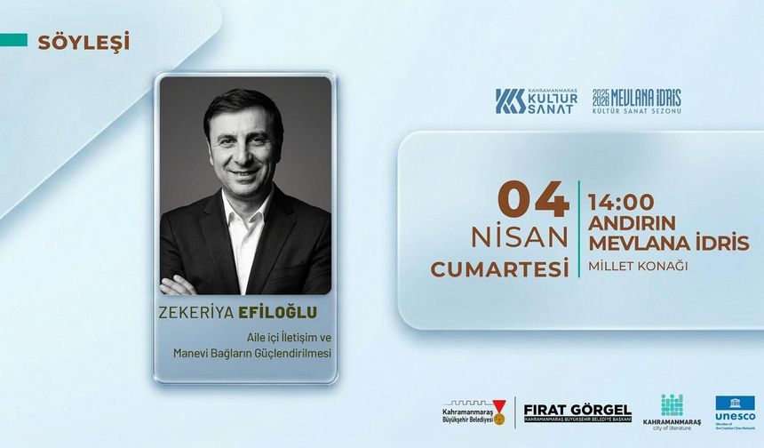 Kahramanmaraş Andırın’da aile içi iletişim söyleşisi düzenleniyor