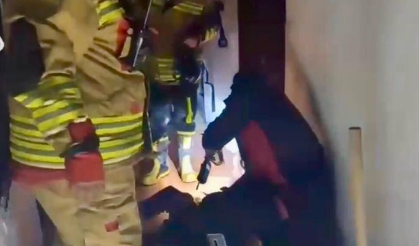 Dulkadiroğlu'nda yangın: 92 yaşındaki adam kurtarıldı!