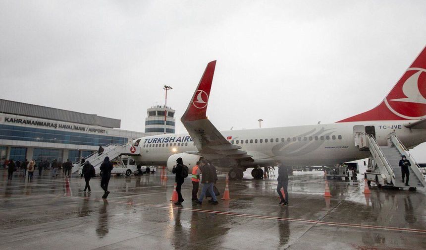 Kahramanmaraş Havalimanı Mart ayında uçuş rekoru kırdı: 26 binden fazla yolcu!