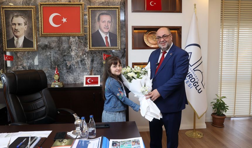 Dulkadiroğlu'nda Başkanlık Makamı Ecrin Nisanur'un oldu!