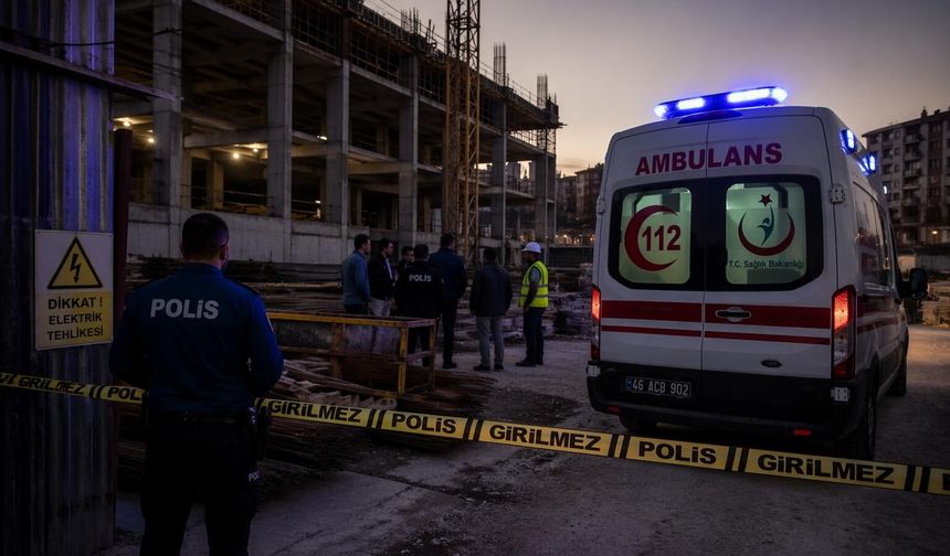 Kahramanmaraş’ta inşaatta iş kazası! 26 yaşındaki genç işçi elektrik akımına kapılarak can verdi!