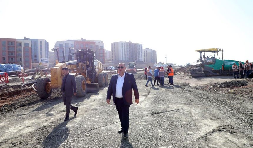 Doğukent’in yeni yüzü şekilleniyor! Başkan Mehmet Akpınar dev projeleri denetledi