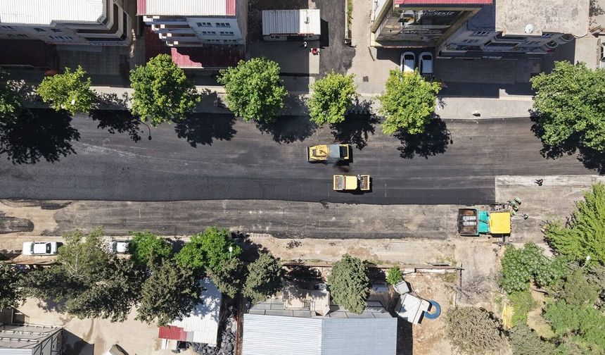 Kahramanmaraş Cahit Zarifoğlu Caddesi asfalt çalışması!