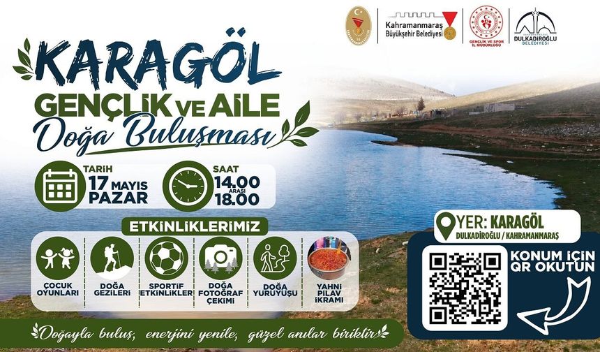 Gençlik Bayramı Karagöl’de Doğayla kutlanacak; Tüm vatandaşlar davetli
