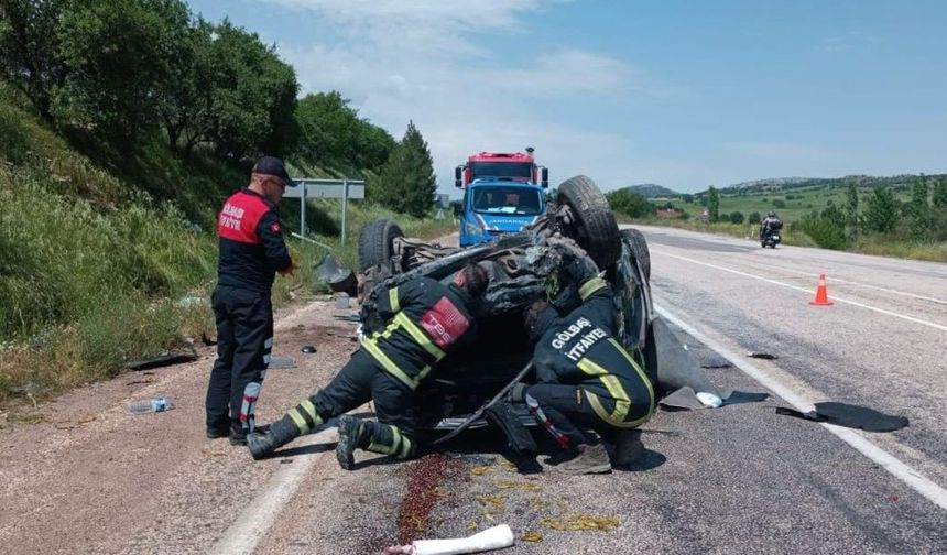 Kahramanmaraş yolunda kaza: Biri çocuk 2 yaralı