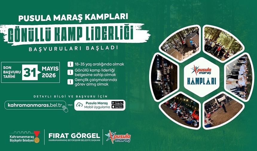 Pusula Maraş, Gönüllü Kamp liderlerini arıyor