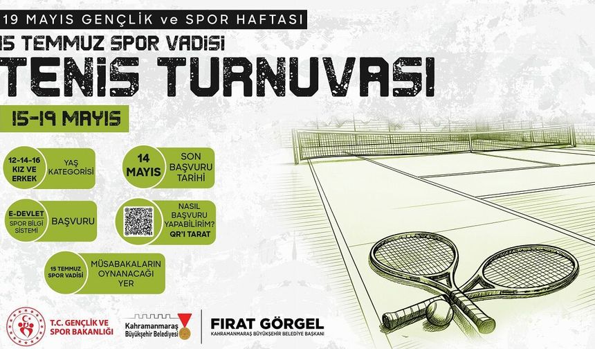 Minik Raketler 19 Mayıs coşkusunu kortta yaşayacak