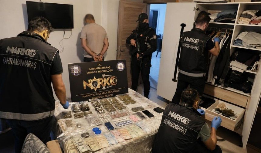 Kahramanmaraş'ta narkotik operasyonu: 3 kişi tutuklandı!