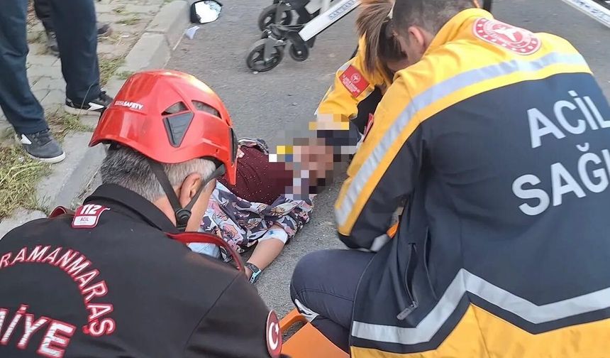 Kahramanmaraş’ta otomobil devrildi: 4 yaralı