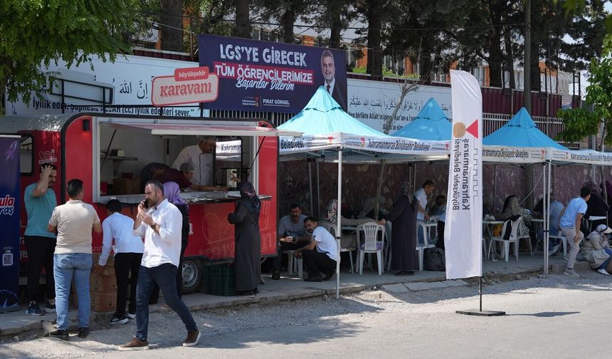 LGS gününde Kahramanmaraş’ta Büyükşehir farkı: Ücretsiz ulaşım ve ikramlar