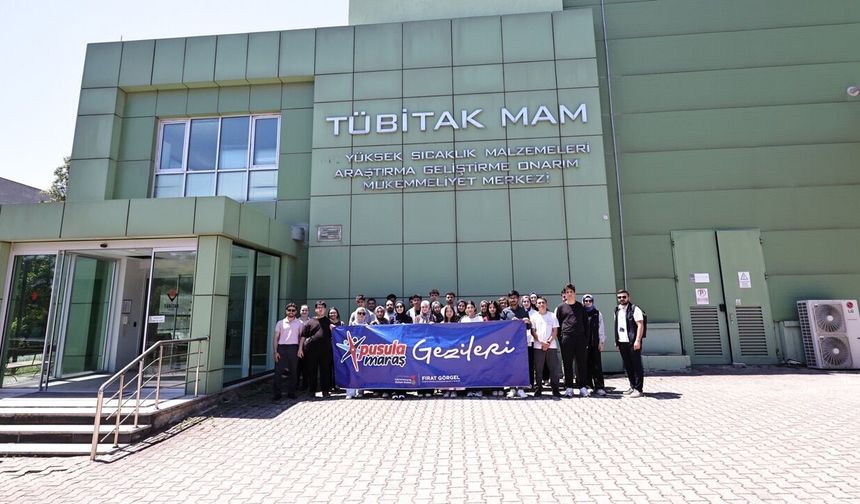 Gençler Pusula Maraş ile TÜBİTAK'ı ziyaret ederek bilimin kalbini keşfetti