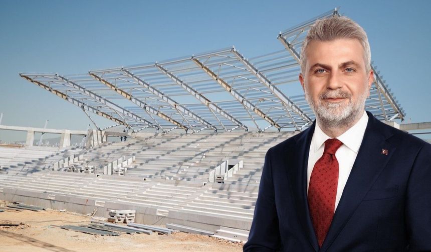 Kahramanmaraş stadyumunda sona doğru: Tribünler yükseliyor
