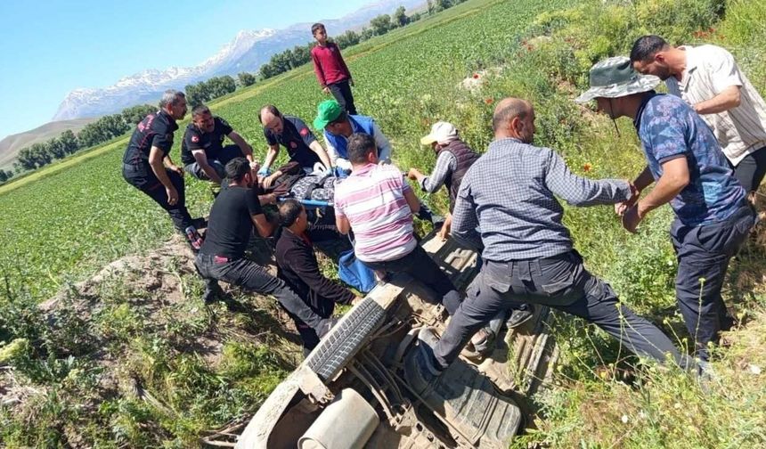 Elbistan İğde Mahallesinde feci kaza 4 kişi yaralandı