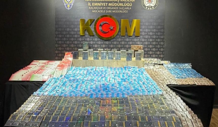 Kahramanmaraş'ta kaçak tütün operasyonu: 7 gözaltı