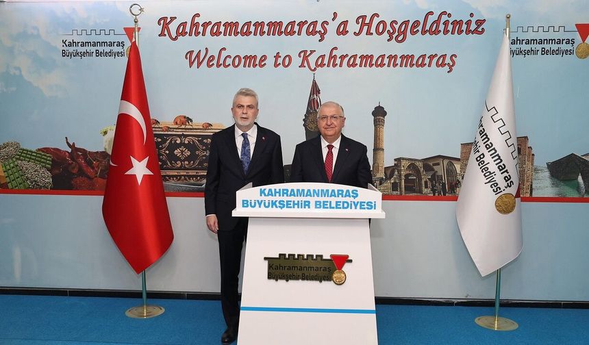 Kahramanmaraş'ta Bakan Güler, Başkan Görgel ile şehrin yeniden inşasını değerlendirdi