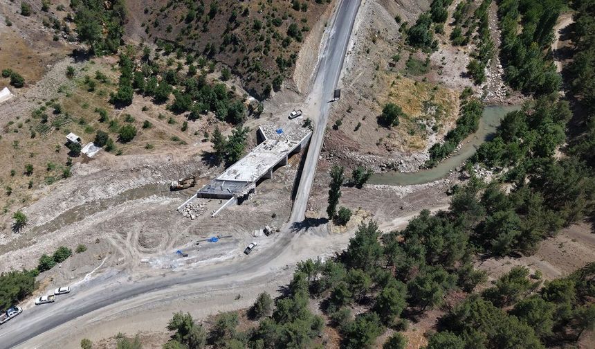 Bertiz’in ulaşımında dev dönüşüm: Yeni köprüde sona doğru