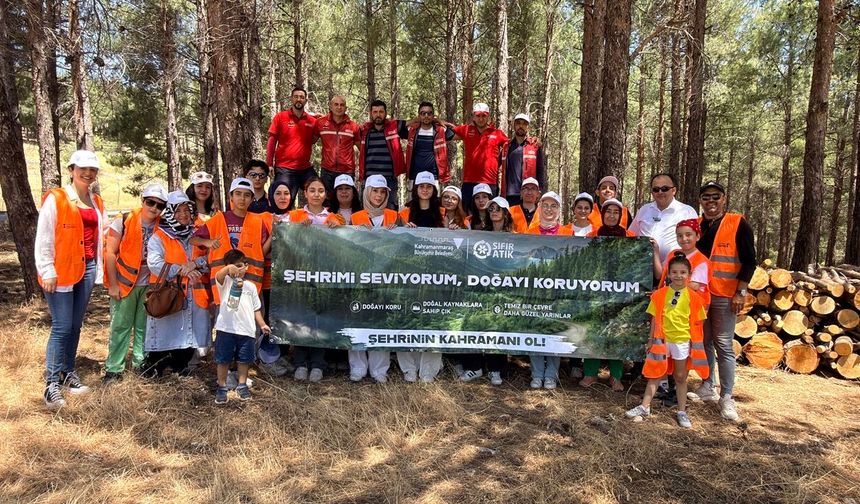 Kahramanmaraş'ta Şehrimi Seviyorum Doğayı Koruyorum etkinliğinde gönüllüler buluştu