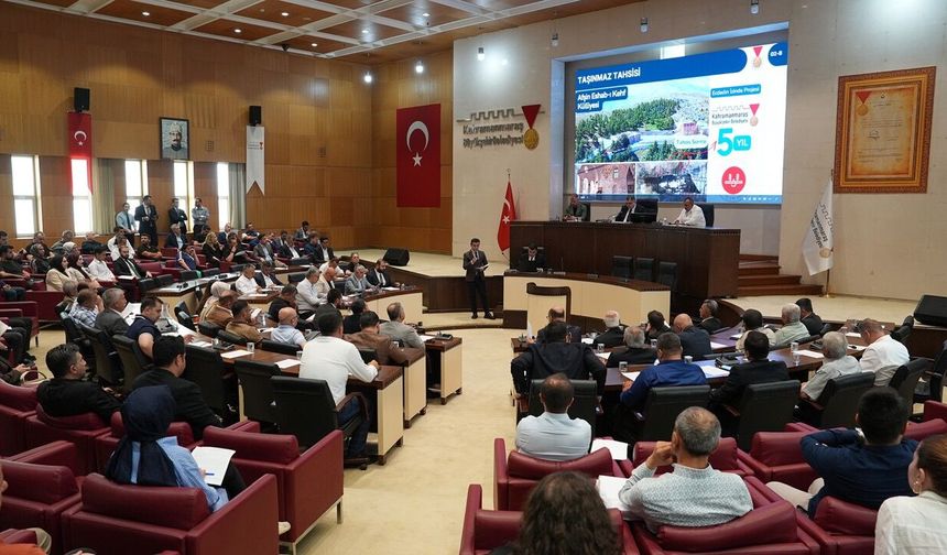 Kahramanmaraş Büyükşehir Meclisi’nde 32 madde karara bağlandı