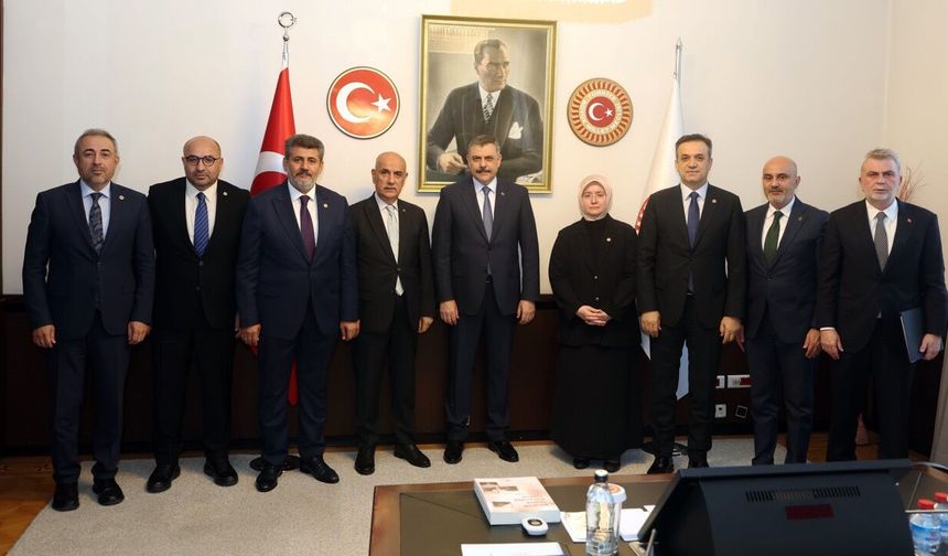AK Parti Kahramanmaraş, Ankara'da güçlü iş birliği mesajı verdi!