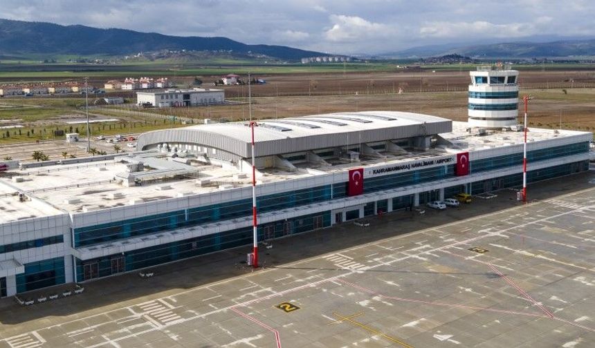 Kahramanmaraş Havalimanı’nda 6 aylık yolcu trafiği 157 bini aştı