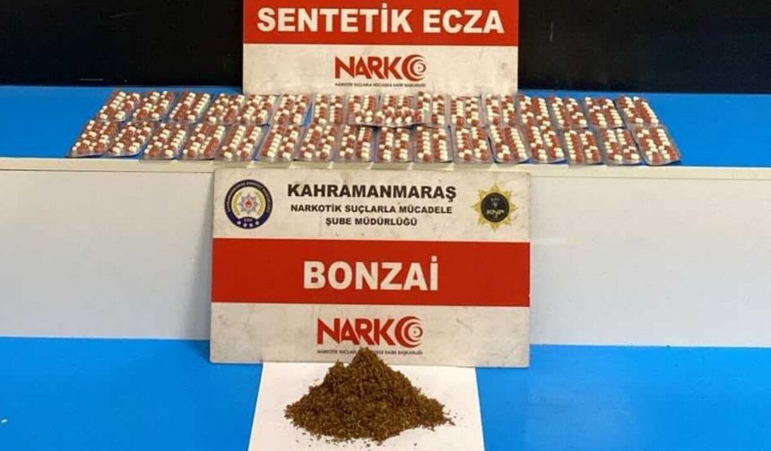Kahramanmaraş'ta zehir tacirlerine operasyon: 5 tutuklama