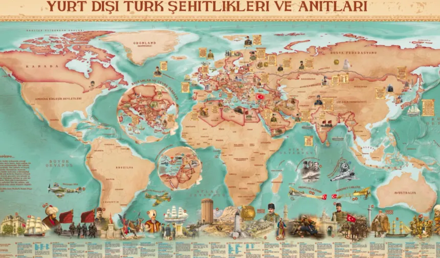 MSB'den dijital şehitlik haritası... 48 ülkedeki 172 şehitlik ve anıt tek platformda
