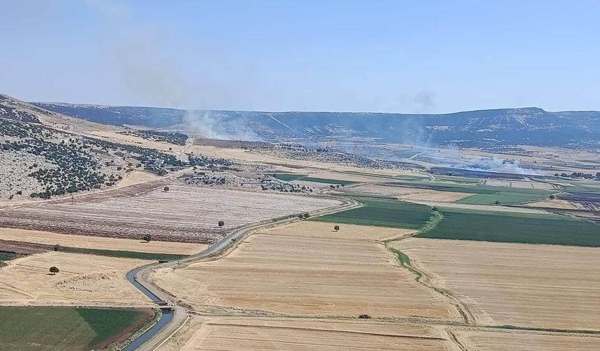 Kahramanmaraş Pazarcık’ta çıkan orman yangını ekiplerin müdahalesiyle söndürüldü