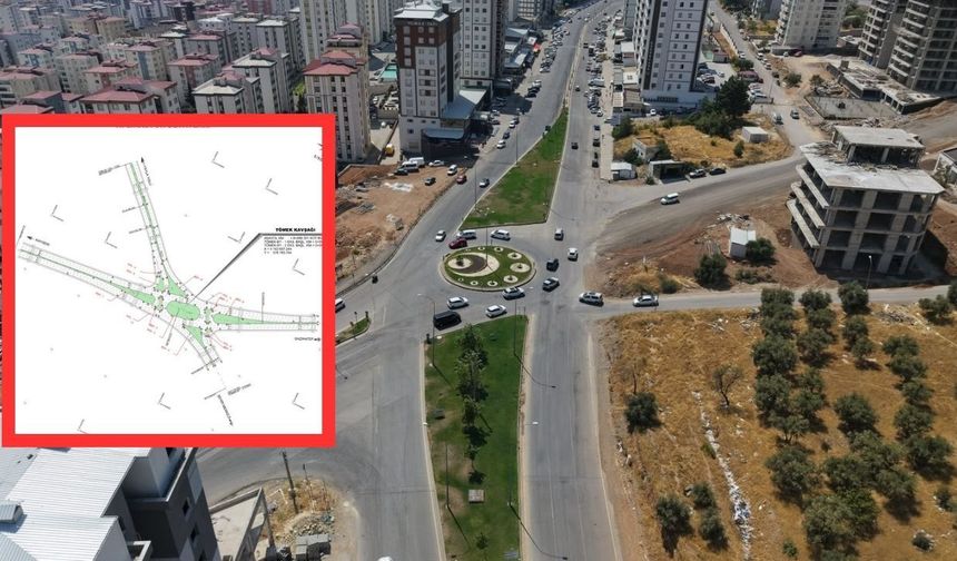 Kuzey Çevre Yolu'nda Tömek Kavşağı düzenlemesi