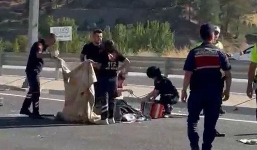 Kahramanmaraş’ta otomobilin takla attığı kazada 1 kişi öldü, 4 kişi yaralandı