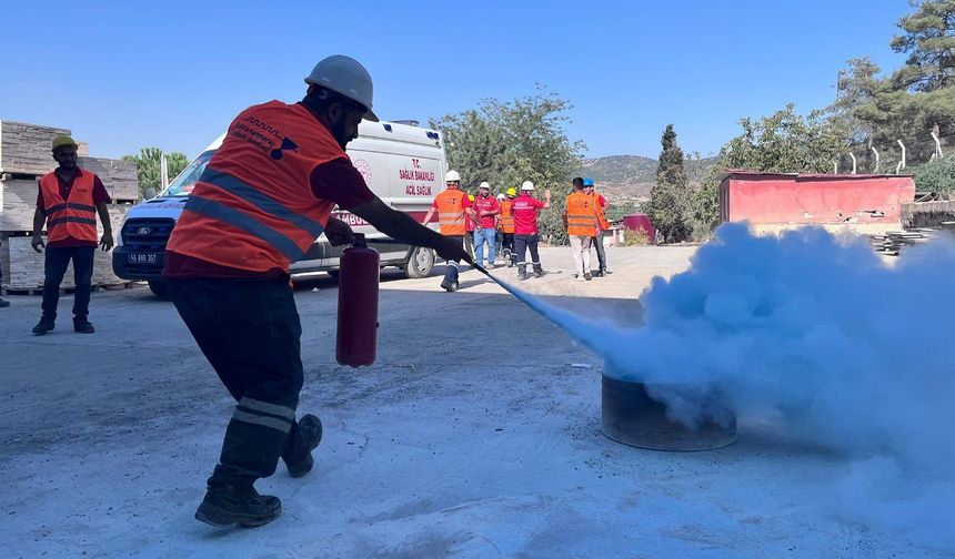 Kahramanmaraş'ta yangın tatbikatı başarıyla gerçekleştirildi, acil müdahale becerileri geliştirildi
