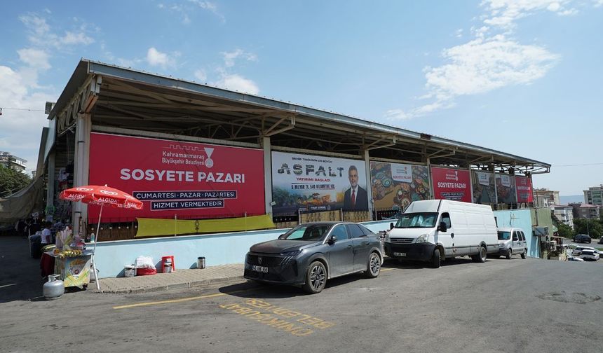 Sosyete Pazarı Yeni Yerinde Hizmet Vermeye Başladı