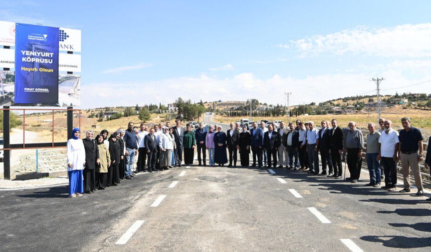 Başkan Görgel; “Yeniyurt Mahallemize İnşa Ettiğimiz Yeni Köprümüz Hayırlı Olsun”
