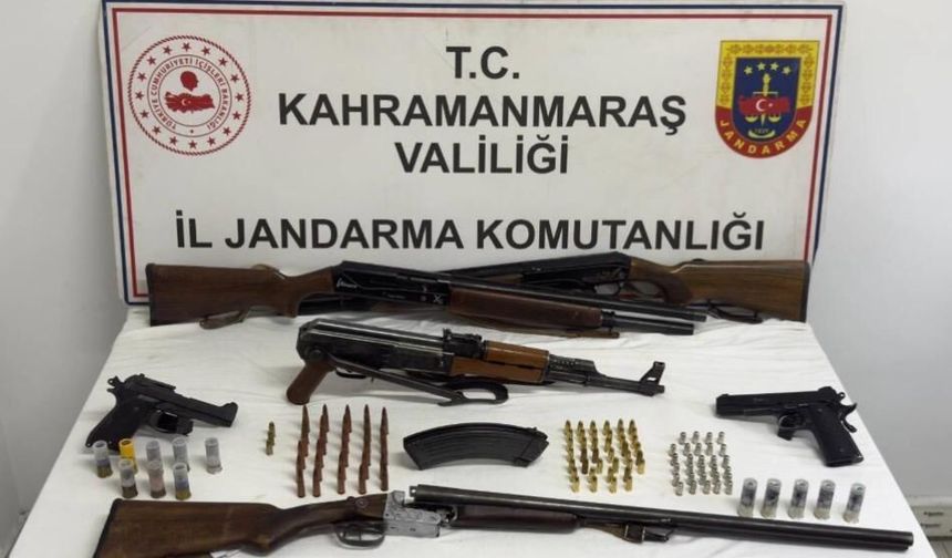 Kahramanmaraş’ta silah ve mühimmat ticareti operasyonu: 7 şüpheli gözaltında