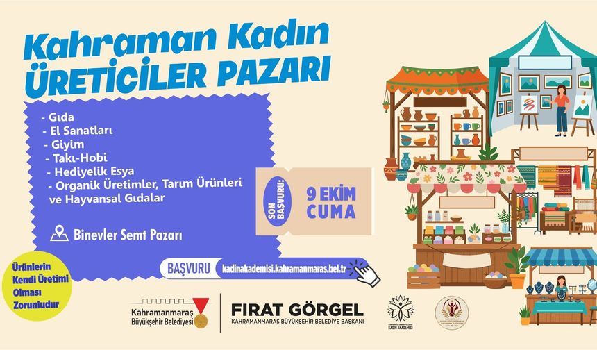 Büyükşehir’den Kadın Emeğine Güçlü Destek; Kahraman Kadın Üreticiler Pazarı Kuruluyor