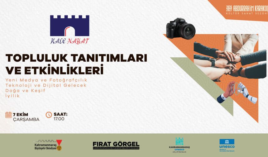 Pusula Maraş, Gençleri Topluluk Tanıtımları Etkinlikleriyle Buluşturuyor