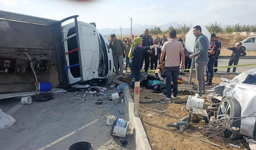 Kahramanmaraş'ta milletvekilinin de yaralandığı kazada 1 kişi hayatını kaybetti