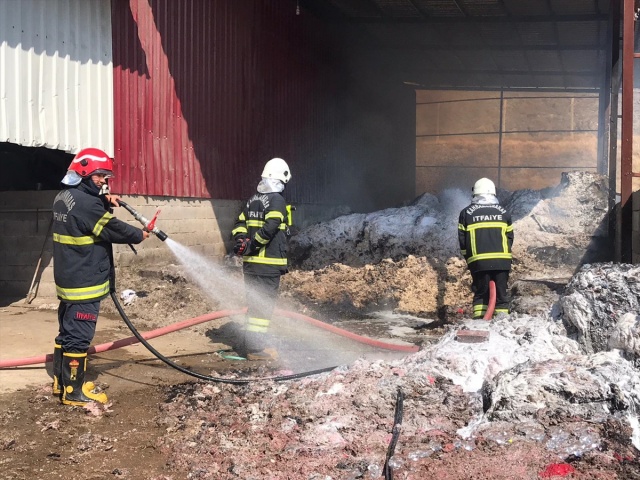 Kahramanmaraş’ta fabrika yangını