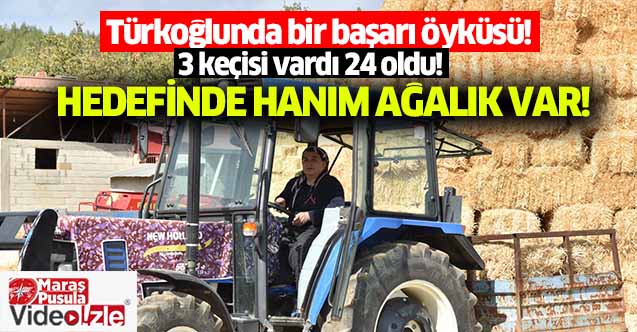 3 keçisi vardı 24 oldu! Hedefinde hanım ağalık var!