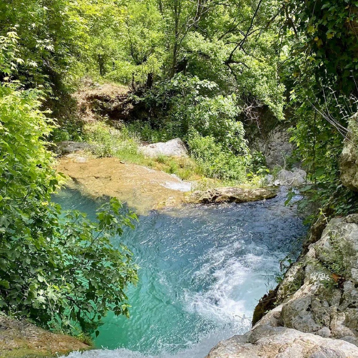 Kahramanmaraş’ta Yaz Sıcağından Kaçış Değirmendere Şelalesi (1)
