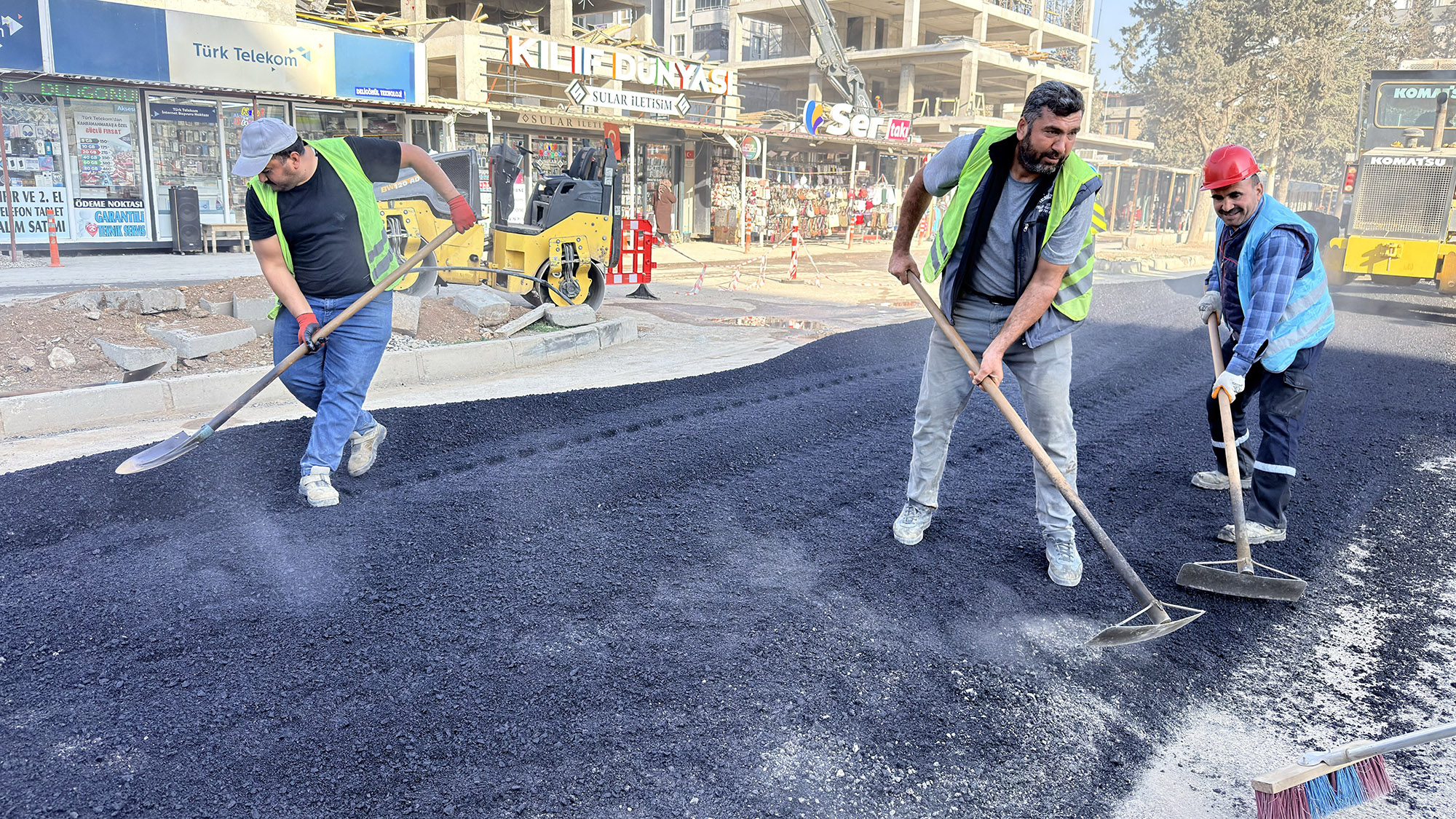 Haydar Aliyev Bulvarı’nda Altyapının Ardından Ulaşım Konforu Artırılıyor
