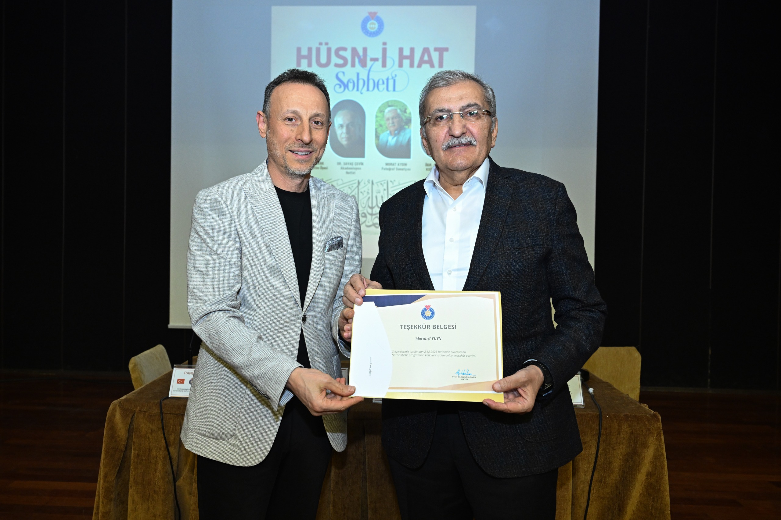 KSÜ’de “Hüsn-i Hat Sohbeti” Gerçekleştirildi