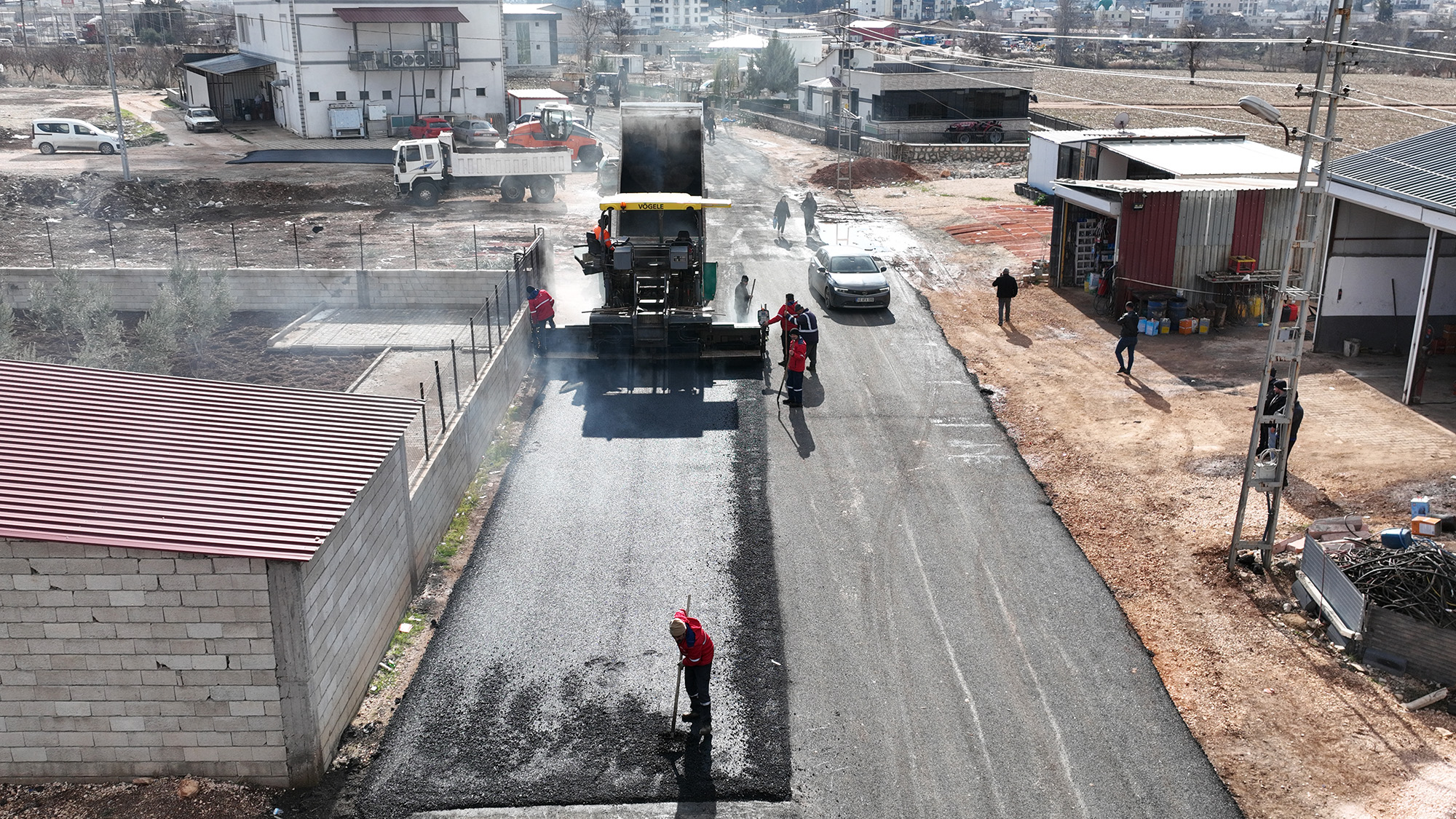 Büyükşehir, Pazarcık’ta Bir Mahallenin Daha Ulaşım Ağını Güçlendiriyor