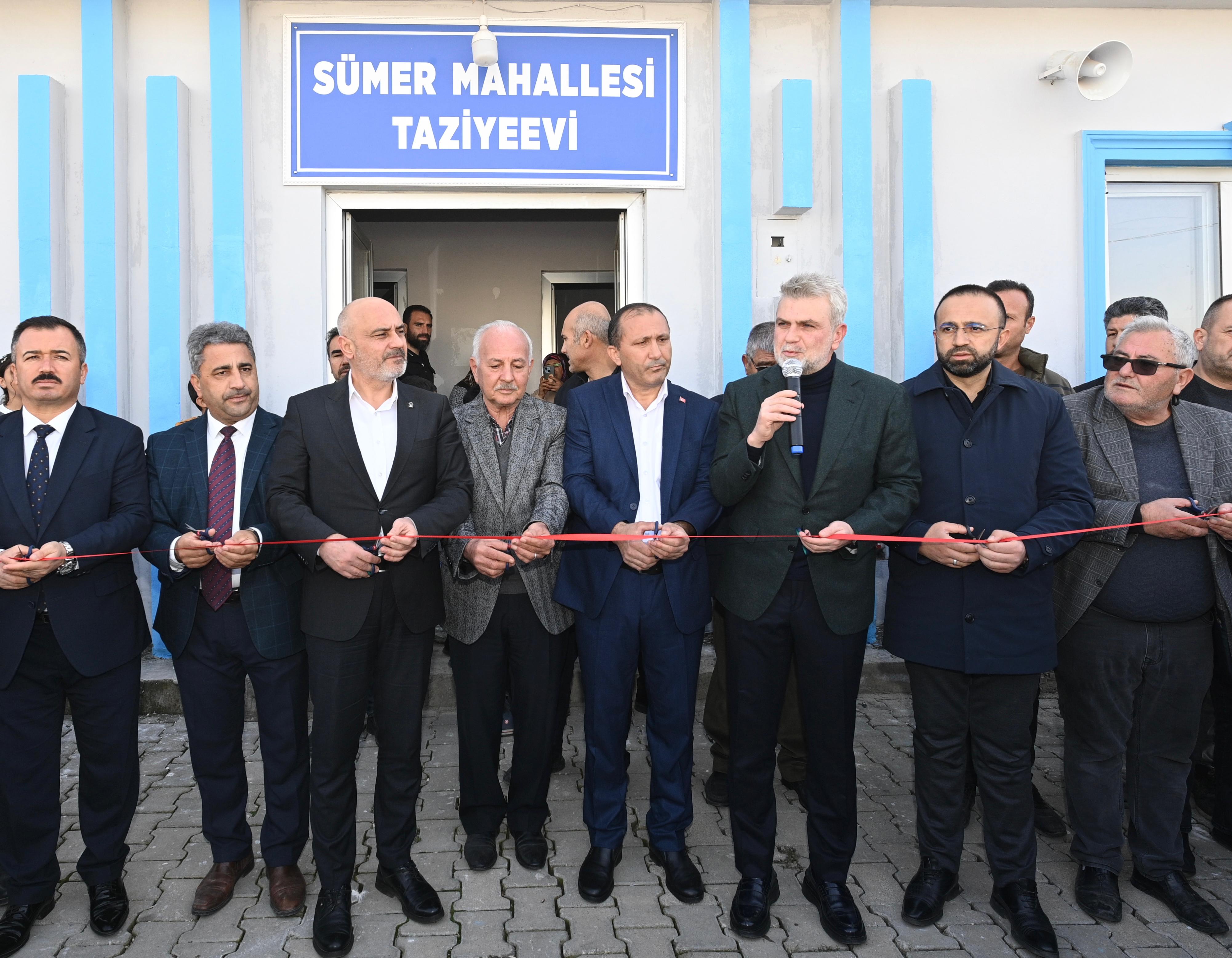 Dulkadiroğlu Sümer Mahallesi Taziyeevi Hizmete Açıldı