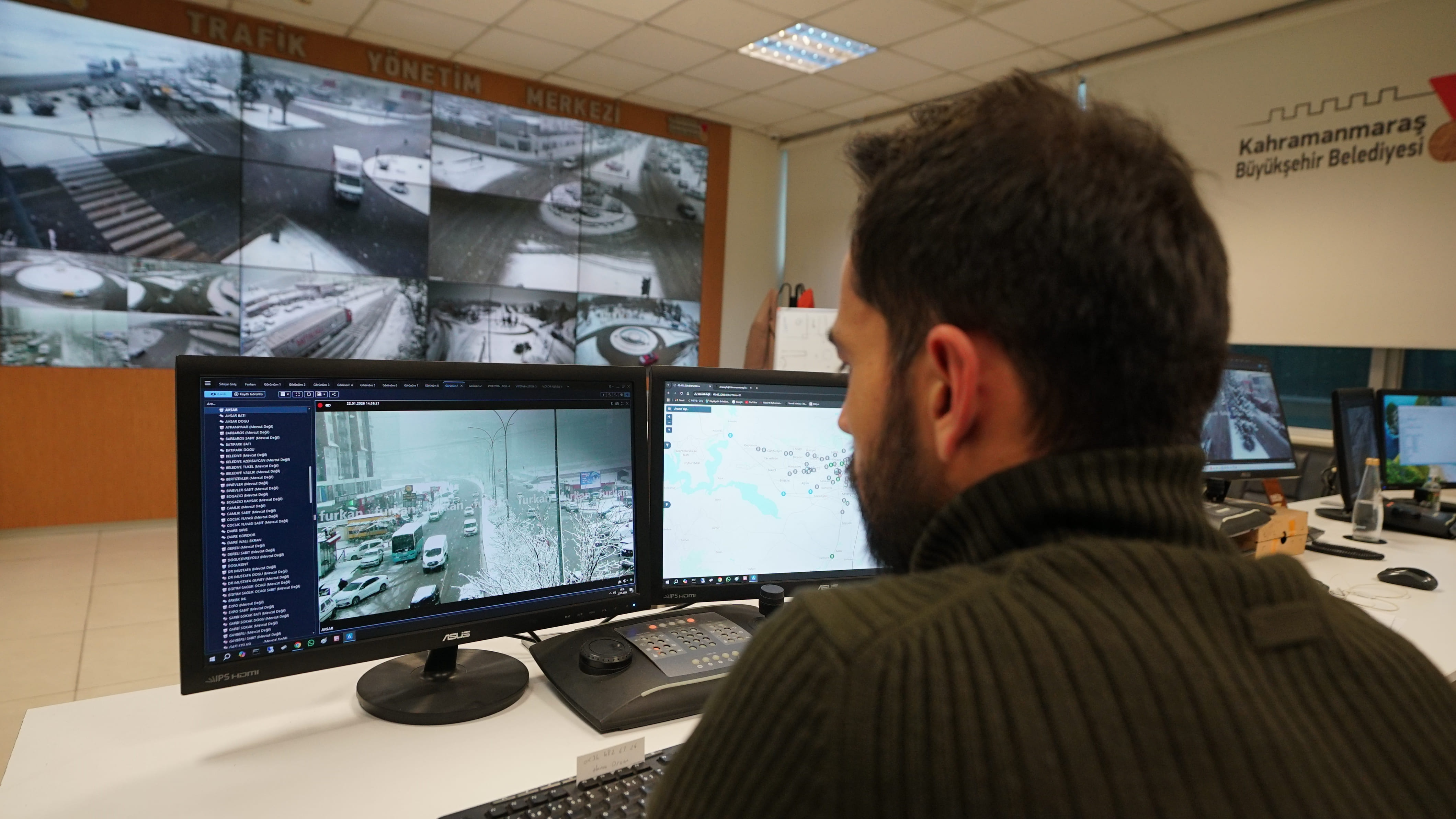 “Şehrin Gözleri” Yağışlarda İş Başında