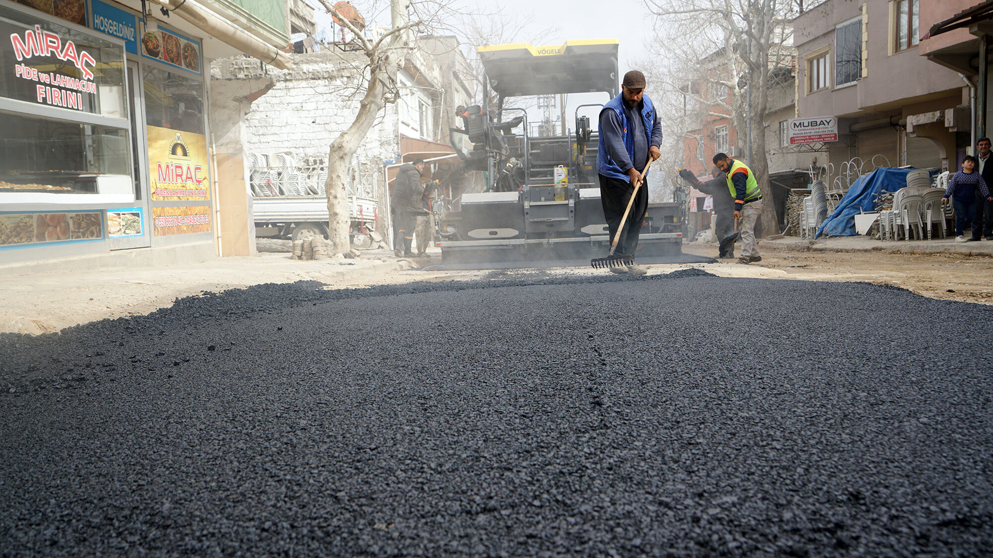 Şehir Merkezinde Yol Onarım Atağı Sürüyor